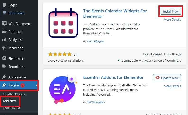 integrate Event Calendar to Website