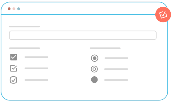 Checkbox & radio slider